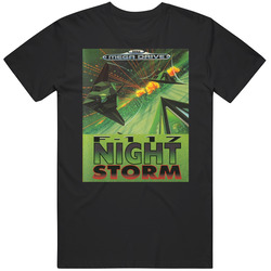 F117 Night Storm Sega Genesis Cover Fan T Shirt