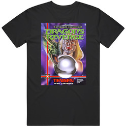 Dragon's Revenge Sega Genesis Cover Fan Grunge T Shirt
