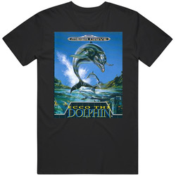 Ecco The Dolphin Sega Genesis Cover Fan T Shirt