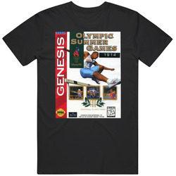 Olympic Summer Games  Sega Genesis Cover Fan T Shirt