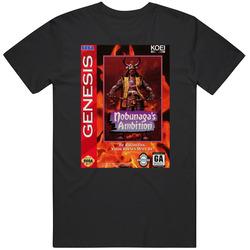 Nobunagas Ambition Sega Genesis Cover Fan T Shirt