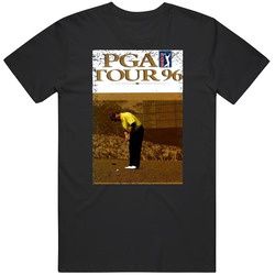 Pga Tour 96 Sega Genesis Cover Fan Distressed T Shirt