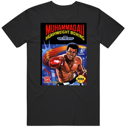 Muhammad Ali Heavyweight Boxing Sega Genesis Cover Fan T Shirt