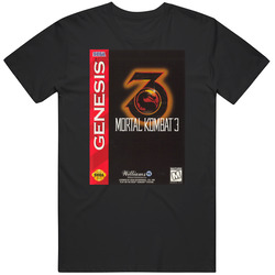 Mortal Kombat 3 Sega Genesis Cover Fan T Shirt