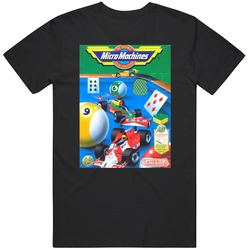 Micro Machines Sega Genesis Cover Fan T Shirt