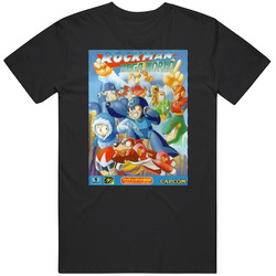 Mega Man The Wily Wars Sega Genesis Cover Fan T Shirt