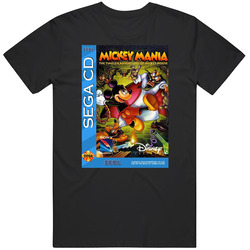 Mickey Mania Sega Genesis Cover Fan T Shirt