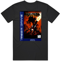Red Zone Sega Genesis Cover Grunge T Shirt