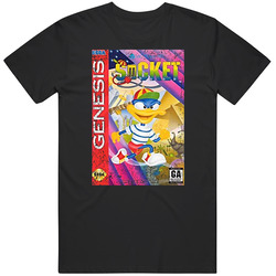 Socket Genesis Sega Cover Grunge T Shirt