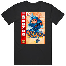 Rocket Knight Adventures North American Sega Cover T Shirt