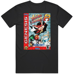 Aero The Acro-bat Cover Sega Genesis Cover Grunge T Shirt
