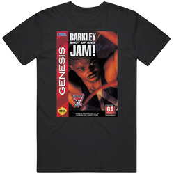 Barkley Shut Up And Jam Sega Genesis Cover T Shirt