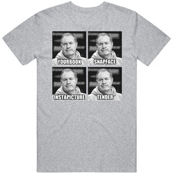 Bill Belichick Social Media Moods T Shirt