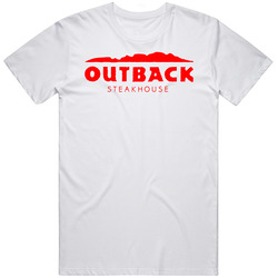 Outback New York Steakhouse Restaurant Food Logo T Shirt