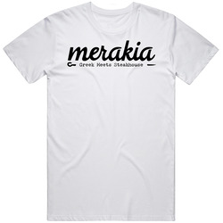 Merakia Steakhouse New York Restaurant Logo Cool T Shirt