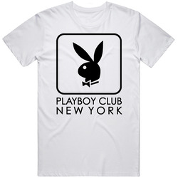 Playboy Club New York Steakhouse Restaurant Logo T Shirt