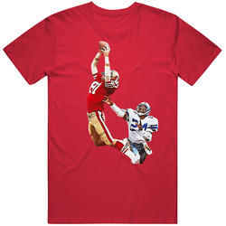Dwight Clark's The Catch Football T Shirt