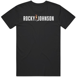 Rocky Johnson Pro Wrestling Fandom Fan T Shirt