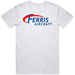 Ferris Aircraft Comic Book Fictional Airline Logo T Shirt