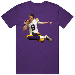 Joe Burrow Cigar Lsu Football T Shirt