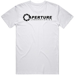 Aperature Laboratories Portal 2 Video Game Fan T Shirt