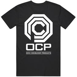 Ocp Omni Consumer Products Robo Cop Movie Fan T Shirt