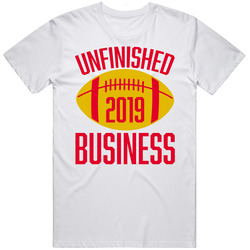 Kansas City Football Playoff Unfinished Business 2019 T Shirt