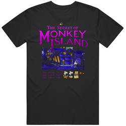The Secret Of Monkey Island 1990 Best Video Games Of All Time T Shirt
