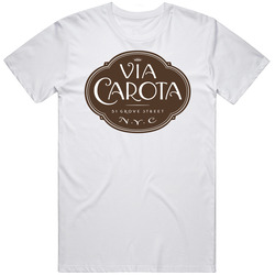 Via Carota New York Italian Restaurant Food Lover Foodie T Shirt