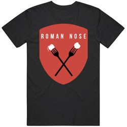 Roman Nose New York Italian Restaurant Food Lover Foodie T Shirt
