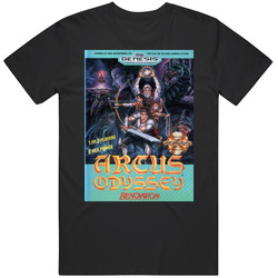 Arcus Odyssey Sega Genesis Retro Video Game Cover Fan T Shirt