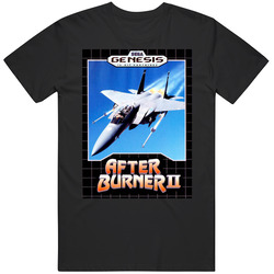 After Burner 2 Sega Genesis Retro Video Game Cover Fan T Shirt
