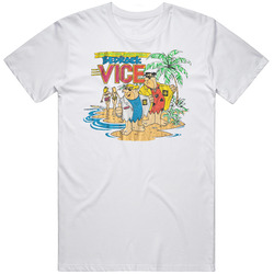 Vintage Bedrock Vice Fred Flinstone Barney Rubble T Shirt