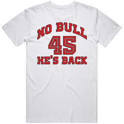 No Bull He's Back Michael Jordan Returns Number 45 Chicago Basket