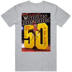 Michael Jordan Turns 50 Sports Illustrated Chicago Basketball Legend T