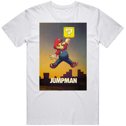 Super Mario Jumpman Michael Jordan Parody Chicago Basketball Gaming Fa