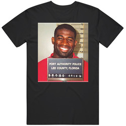 Deion Sanders Football Player Mugshot T Shirt
