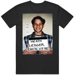 Heath Ledger Celebrity Mugshot T Shirt