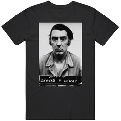 Ronnie Kray Cool Celebrity Mugshot T Shirt