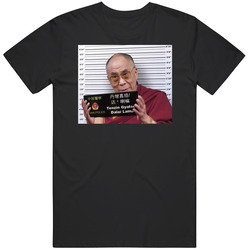 Tenzin Gyatso Celebrity Mugshot T Shirt