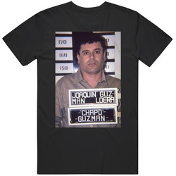 Joaquin Guzman El Chapo Mugshot T Shirt