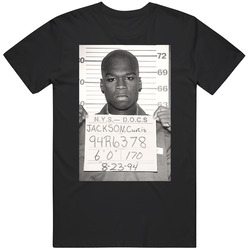 Curtis Jackson Mugshot Cool Rapper Fan T Shirt