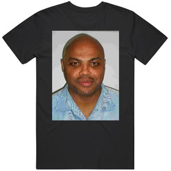 Charles Barkley Mugshot Retro Basketball Fan T Shirt