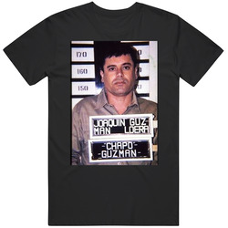 Joaquin El Chapo Guzman Mugshot Cool Cartel Leader T Shirt