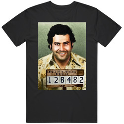 Pablo Escobar Drug Lord Mugshot T Shirt