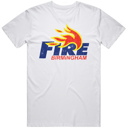 Birmingham Fire Europe American World League Football Team Logo T Shir