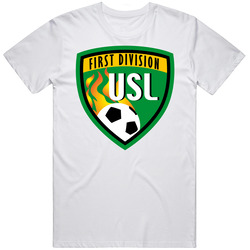First Division United Soccer League Usl1 Retro Logo T Shirt