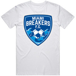 Miami Breakers Fc United Soccer League Usl2 Retro Team Logo T Shirt