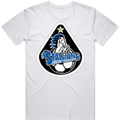 New Jersey Stallions Fc United Soccer League Usl2 Retro Team Logo T Sh