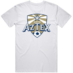 Austin Aztex Fc United Soccer League Usl1 Retro Team Logo T Shirt